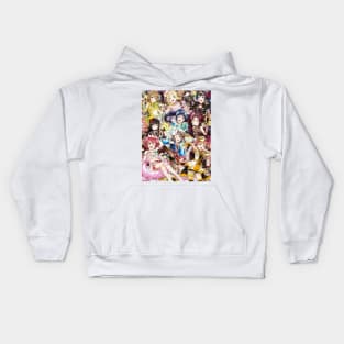 Love Live Sunshine Aqours Collage Kids Hoodie